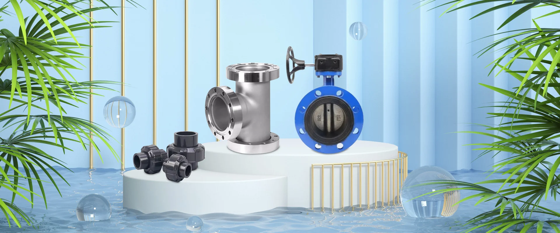 Raccordi con tubo di ferro duttile in porcellana